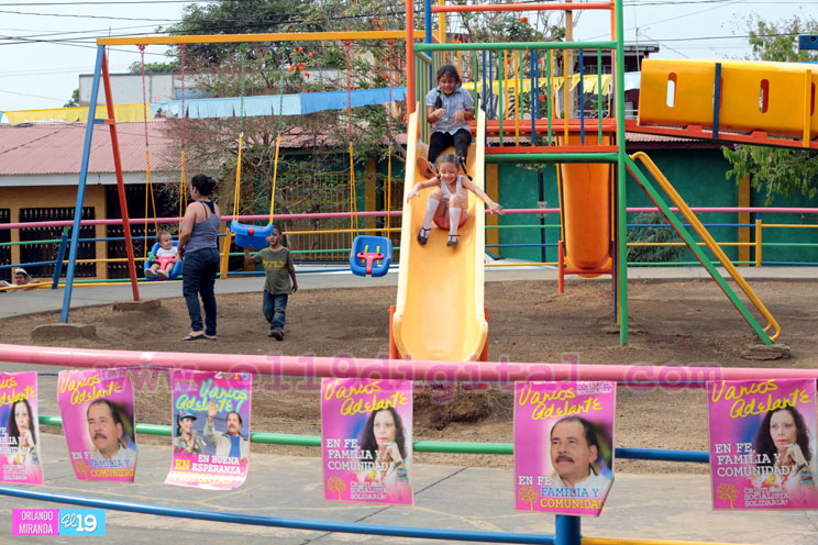 Remozan infraestructura del parque Rigoberto López Pérez